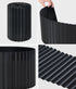 Livsip Garden Edging 10mx30cm Lawn Edge Border Fence Steel Black
