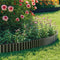 Livsip Garden Edging 20mx15cm Lawn Edge Border Fence Steel Black
