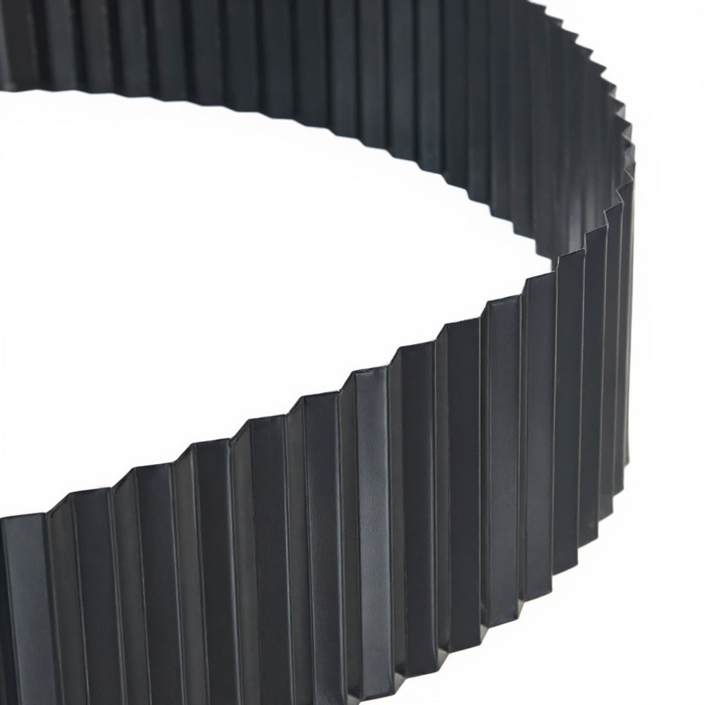 Livsip Garden Edging 20mx15cm Lawn Edge Border Fence Steel Black