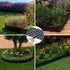 Livsip Garden Edging 20mx15cm Lawn Edge Border Fence Steel Black