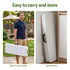 Gardeon 180cm Folding Garden Bench Portable Trestle Seat HDPE Fold In Half White