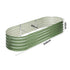 2x Garden Bed 240x80x42cm Planter Box Raised Container Galvanised Green