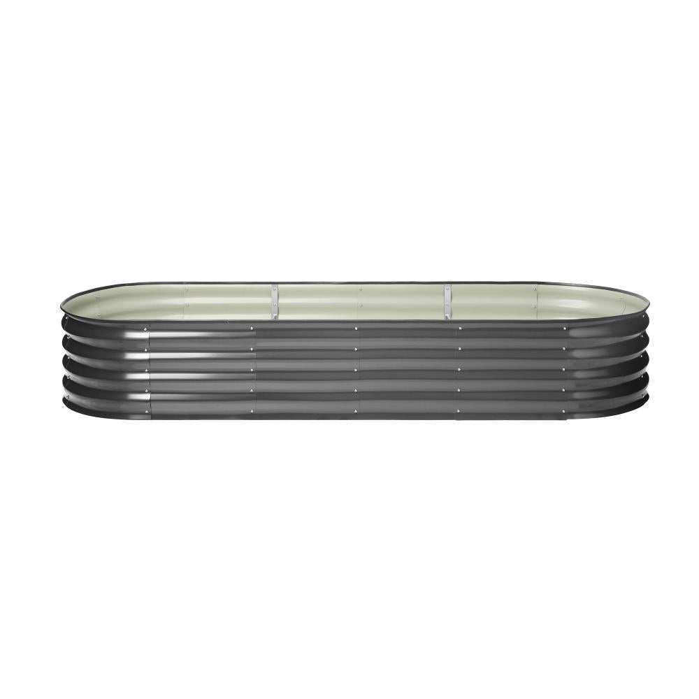 2X Garden Bed Galvanised Raised Garden Bed 240X80X42CM