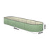 Livsip 2x Garden Bed 320x80x56cm Planter Box Raised Container Galvanised Green