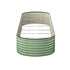 Livsip 4x Garden Bed 320x80x56cm Planter Box Raised Container Galvanised Green