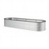 Livsip Garden Bed Oval Galvanised Steel Container 320x80x56cm Silver