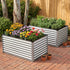 Raised Garden Bed 2‑in‑1 Modular – Galvanised Planter Box 240×80×60cm
