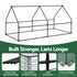Raised Garden Bed with Greenhouse 3 in 1 Galvanised Planter Box Kit