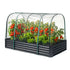 Raised Garden Bed 180×90cm – Galvanised with Mesh Netting Bird‑Proof