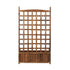 2pc Wooden Garden Bed with Trellis 64x28.5x115cm