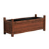 Garden Bed Wooden Planter Box Raised Container Growing 90x30x33cm Brown