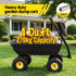 Gardeon Garden Cart Dump Utility Wagon 270kg 2in1 Handle Tractor Trolley 110L with 10in Tyres