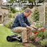 Rolling Garden Work Seat – Height Adjustable, 360° Swivel, 130kg