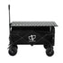 Folding Camping Wagon – 150L Heavy‑Duty Cart w/ Tailgate & Table, Black