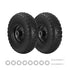 2pcs, 4.10/3.50-4 Tire And Wheel Flat Free, 26cm Solid Rubber Tires with 5/8 Axle Bore Hole And Double Sealed Bearings, Perfect for Wheelbarrow, Garden Cart, Wagon, Dolly