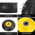 2pcs 10" Flat Free Wheelbarrow Tires Solid Rubber 4.10/3.50-4 Cart Wheels