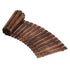 8FT Wooden Garden Pathway Roll-Out Curved Walkway Outdoor Backyard Charcoal Brown
