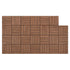 27PCS Wood Deck Tiles 30x30cm Interlocking Floor Tiles for Patio Balcony Garden