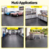 Giantz Garage Floor Tiles Interlocking PP Flooring 25PCS 30x30cm Black