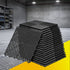 20 Interlocking Garage Floor Tiles with Self‑Draining Non‑Slip Heavy‑Duty Design Black