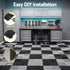 20 Interlocking Garage Floor Tiles with Self‑Draining Non‑Slip Heavy‑Duty Design Black