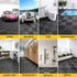 20 Interlocking Garage Floor Tiles with Self‑Draining Non‑Slip Heavy‑Duty Design Black
