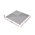 20 Interlocking Garage Floor Tiles with Self‑Draining Non‑Slip Heavy‑Duty Design Grey