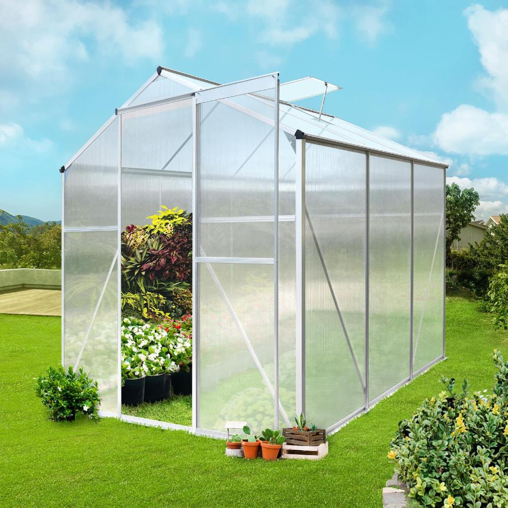 Aluminium Greenhouse Polycarbonate Panels 1.9x1.9x1.83M