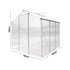 Aluminium Greenhouse Polycarbonate Panels 1.9x1.9x1.83M