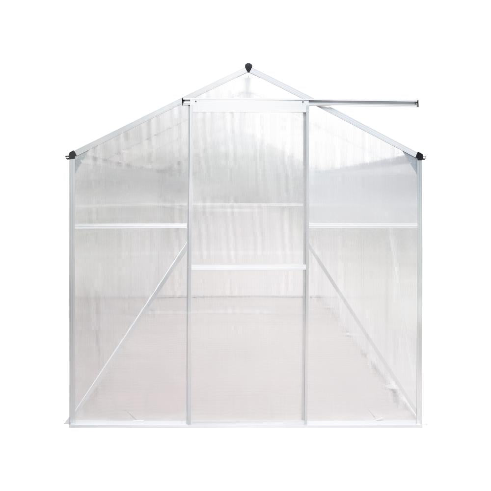 Aluminium Greenhouse Polycarbonate Panels 2.5x1.9x1.83M