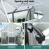 Green Fingers Greenhouse Aluminium Polycarbonate Premium Garden Storage Shed 1.3Mx1.9Mx2.0M