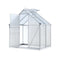 Green Fingers Greenhouse Aluminium Polycarbonate Premium Garden Storage Shed 3.1Mx1.9Mx2.0M