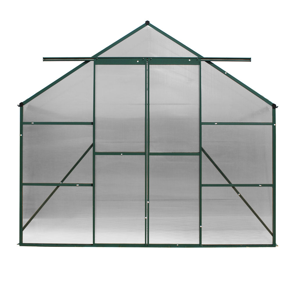 Greenfingers Greenhouse 5.1x2.44x2.1M Aluminium Polycarbonate Green House Garden Shed