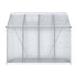 Greenhouse 2.42x2.5x2.26M Aluminium Double Doors Green House Garden Shed