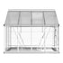 Greenhouse 2.48x1.89x2M Aluminium Polycarbonate Green House Garden Shed