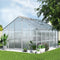 Aluminium Greenhouse 362x250x195cm Polycarbonate Garden Green House