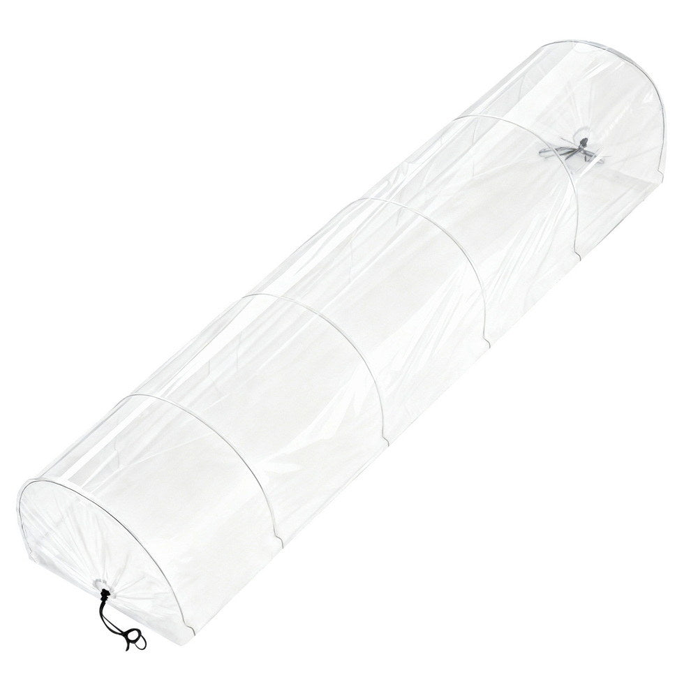 Mini Greenhouse 300x45x30cm Tunnel Clear PVC Steel Frame Portable