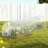 Mini Greenhouse 300x45x30cm Tunnel Clear PVC Steel Frame Portable