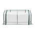 Green Fingers Mini Greenhouse PE Cover Green House Roll-Up Zippered Door 1.2x0.5x0.6M