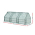 Mini Greenhouse 240x90x90cm Steel Frame PE Cover Outdoor Shelter