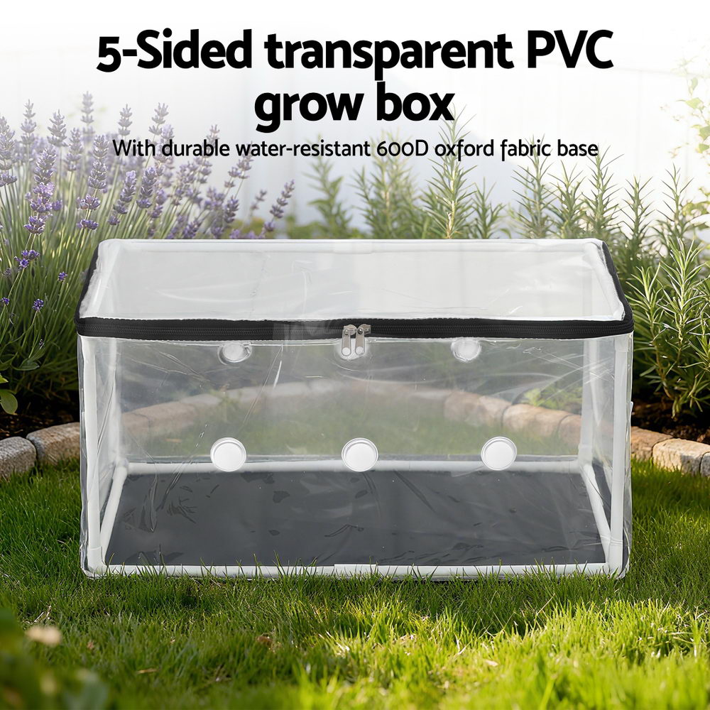 Mini Greenhouse 50x25x25cm PVC Cover for Mushrooms Succulents