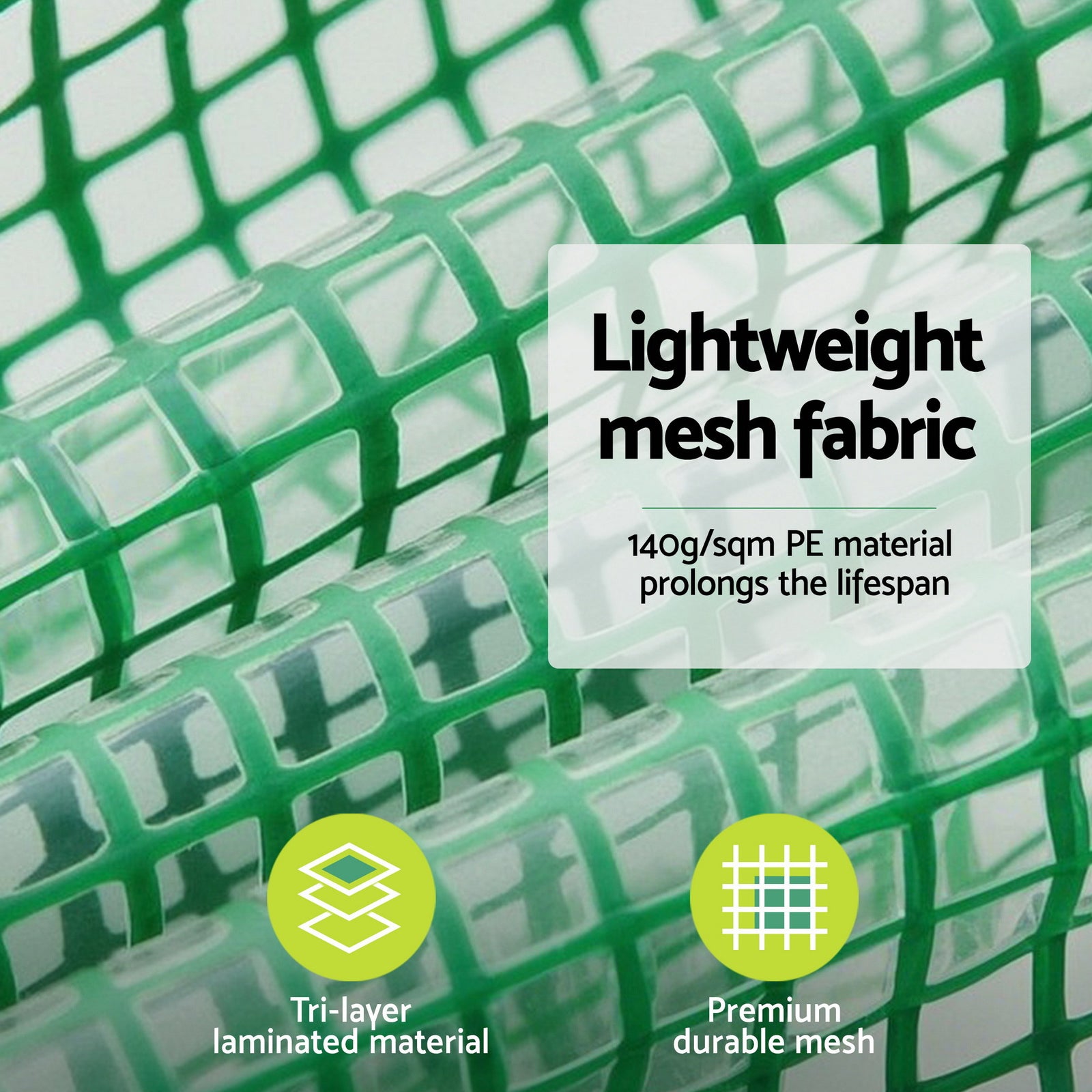 Green Fingers Mini Greenhouse 91x46x84cm Steel Frame PE Cover Outdoor Shelter