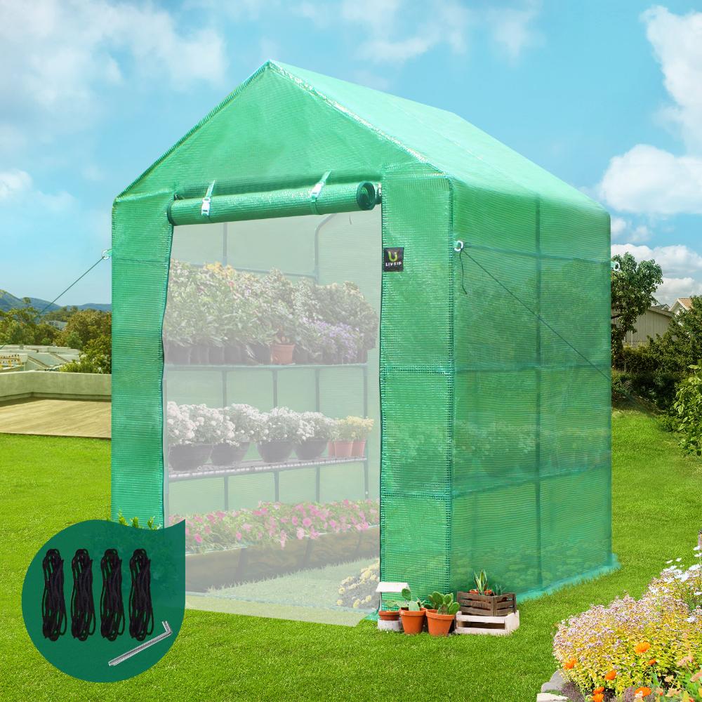 Tunnel Greenhouse Plant Storage 143x143x195cm