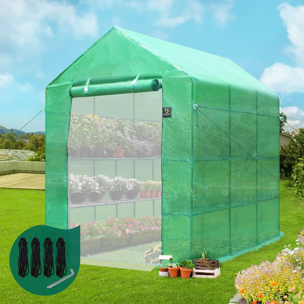 Tunnel Greenhouse Plant Storage 214x143x195cm