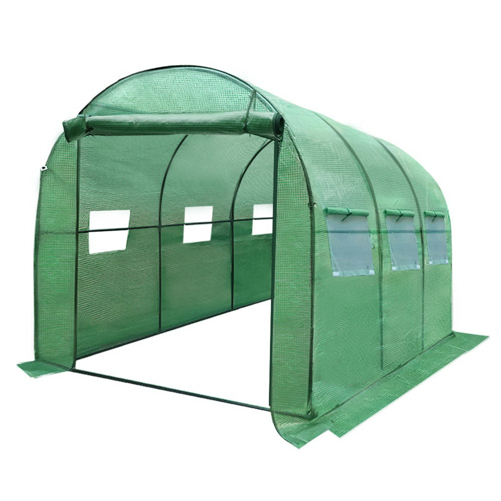 Greenhouse 3x2x2M Walk in Green House Tunnel Plant Garden Shed Dome