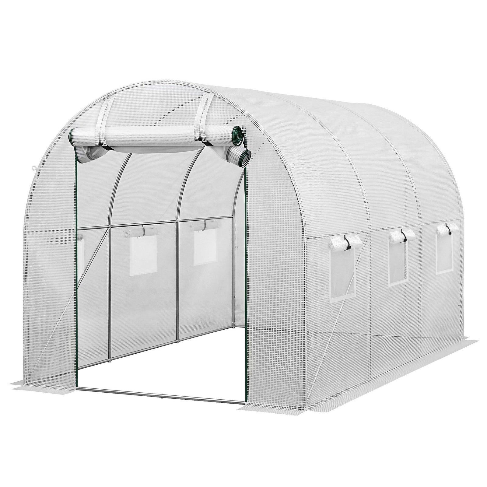 Greenhouse 3x2x2M Walk in Green House White