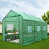 Greenfingers Greenhouse 3.5x2x2M Walk in Green House Tunnel Plant Garden Shed