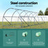 Green Fingers Greenhouse 9x3x2M Walk in Green House Tunnel Plant Garden Shed Dome