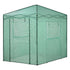 Green Fingers Greenhouse 180x240x240cm Steel Frame PE Cover Outdoor Shelter