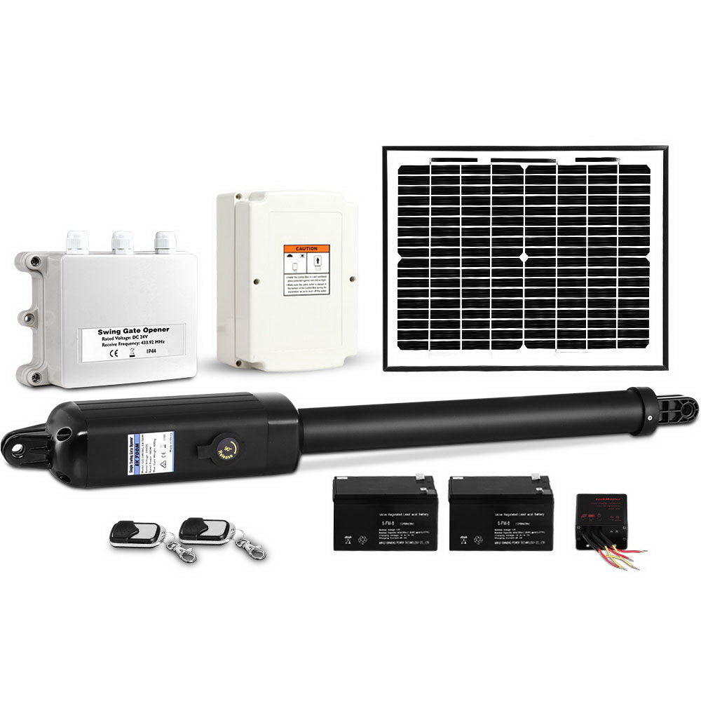 Single Swing Gate Opener 500KG 10W Solar Panel